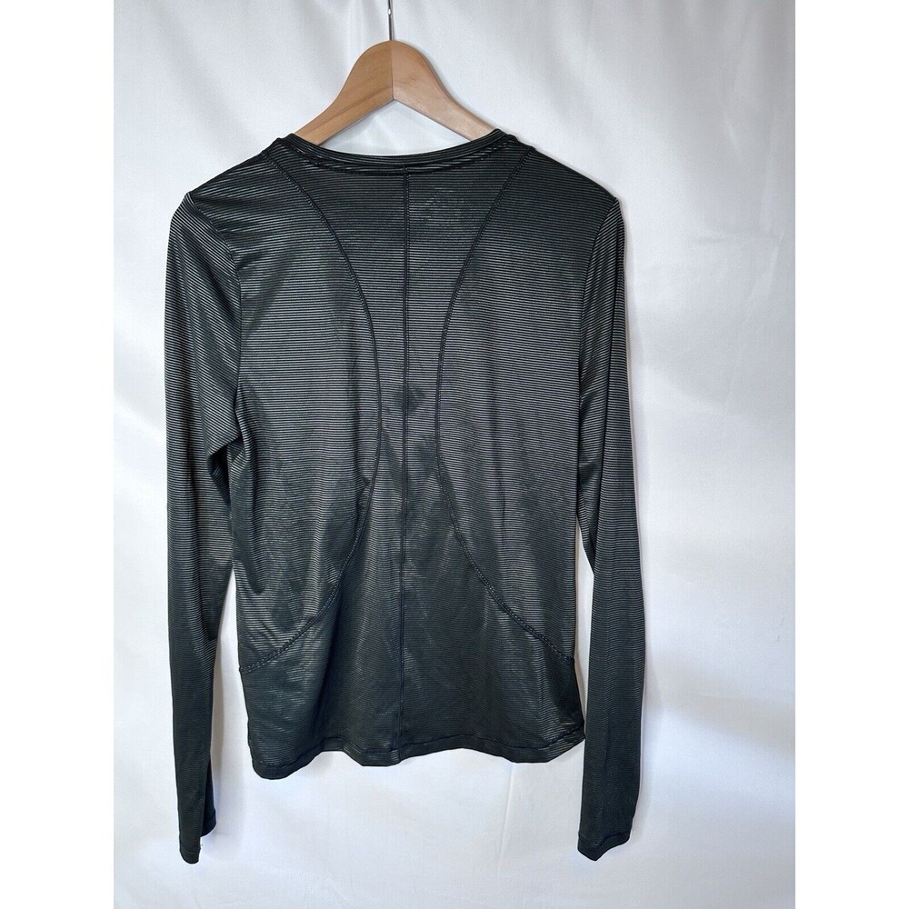 NIKE RUNNING Dri Fit Long Sleeve Lightweight Crew Neck Top black metallic thumb - Picture 3 of 7